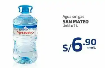 Makro Agua sin gas san mateo unid. x 7 l oferta