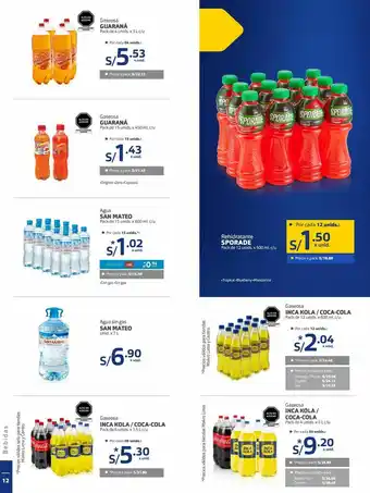 Makro Bebida sporade oferta