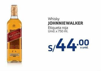 Makro Whisky johnnie walker etiqueta roja unid. x 750 ml. oferta