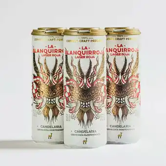 Tottus 4pk cerveza candelaria blanquirroja lt 355ml oferta