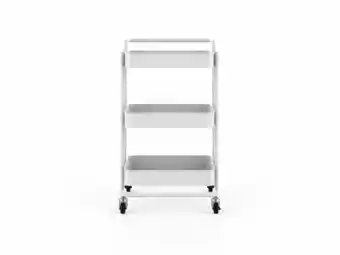 Tottus Carrito organizador blanco oferta