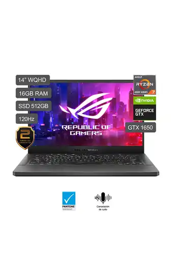 Tiendas EFE Laptop oled asus zenbook um325 r5-5500u 8gb 512ssd oferta