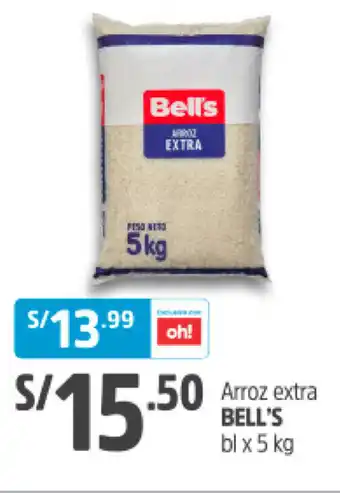 Plaza Vea Arroz extra 5kg oferta