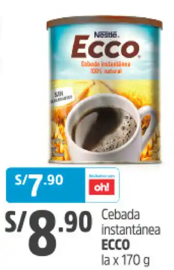 Plaza Vea Ecco Cebada Instantánea 170g oferta