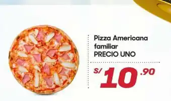 Hiperbodega Precio Uno Pizza Americana familiar PRECIO UNO oferta