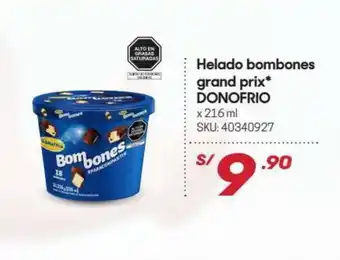 Hiperbodega Precio Uno Helado bombones grand prix DONOFRIO 216 ml oferta