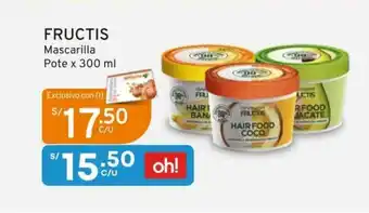 Mifarma Fructis Mascarilla Pote x 300ml oferta
