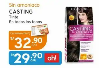 Mifarma Sin amoniaco CASTING Tinte En todos los tonos oferta