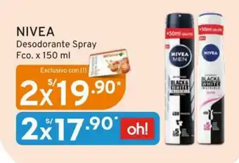 Mifarma NIVEA Desodorante Spray Fco x 150ml oferta
