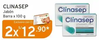 Mifarma Clinasep Jabón Barra 2 x 100g oferta
