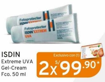 Isdin Extreme UVA Gel-Cream 2x50ml