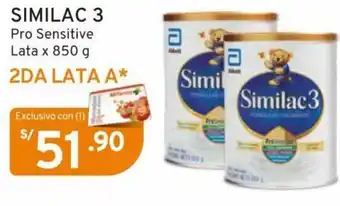 Mifarma Similac 3 Pro Sensitive Lata x 850g oferta
