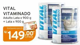 Mifarma Vital Vitaminado Adulto Lata x 900g + Lata x 900g oferta