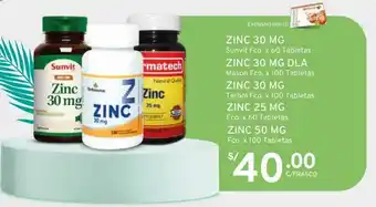Mifarma Zinc 30mg oferta