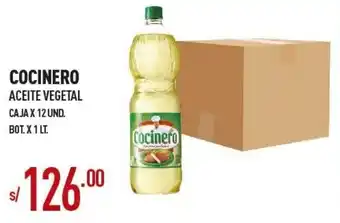Vega Cocinero Aceite Vegetal 12 x 1L oferta