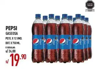 Vega Pepsi Gaseosa 12 x 750ml oferta