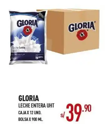 Vega Gloria Leche Entera UHT 12 x 900ml oferta