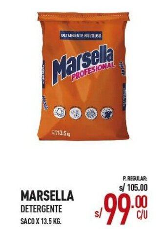 Vega Marsella Detergente 13.5kg oferta