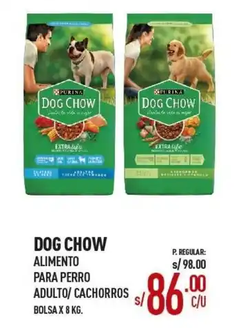 Vega Dog Chow Alimento para Perro Adulto/Cachorros 8kg oferta