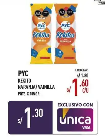 Vega PYC Kekito Naranja/Vainilla 105g oferta