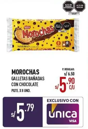 Vega Morochas Galletas Bañadas con Chocolate oferta