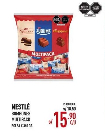 Vega Nestlé Bombones Multipack 360g oferta