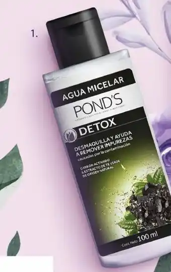 Makro Agua micelar ponds detox unid. x 100 ml. oferta