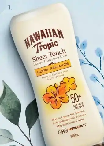 Makro Bloqueador hawaiian tropic sheer touch fps 50 unid. x 240 ml. oferta