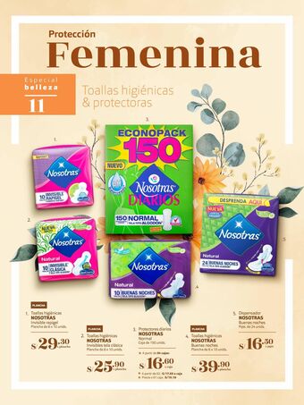 Makro Toallas higiénicas nosotras oferta