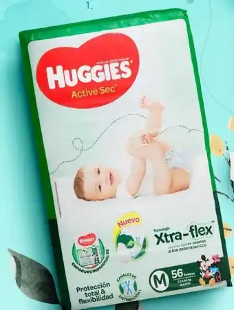 Makro Pañal huggies active sec single pack oferta