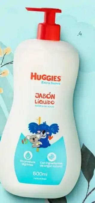 Makro Jabón líquido huggies extra suave unid. x 600 ml. oferta