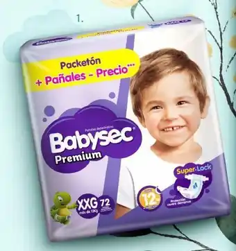 Makro Pañal babysec premium / super premium packetón oferta