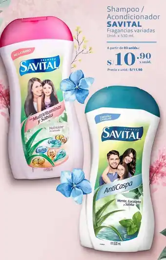 Makro Shampoo / acondicionador savital 530ml oferta
