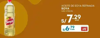 Makro Aceite de soya refinada soya 900ml oferta