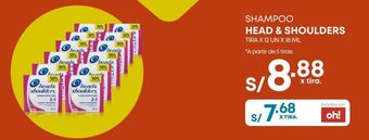 Makro Shampoo head & shoulders oferta