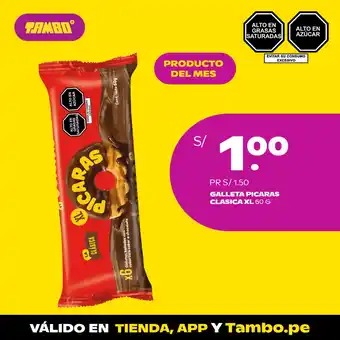 Tambo Galleta Picaras Clasica XL 60 G oferta