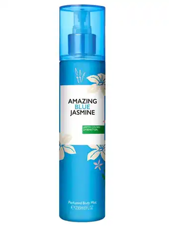 Tottus Benetton body mist amazing blue 236 ml para mujer oferta