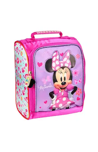 Tiendas EFE Lonchera minnie rs bolso tela c pvc oferta