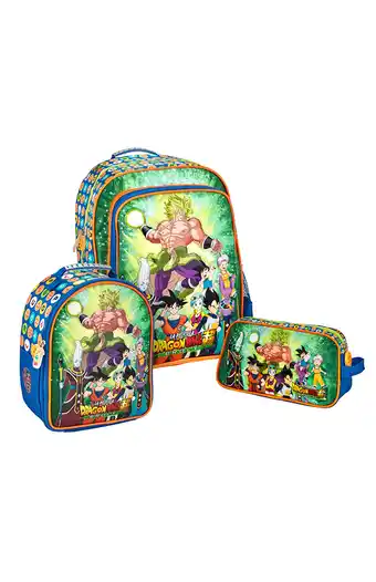 Tiendas EFE Scool dragon ball set mochila 2bol pvc oferta