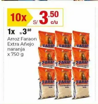 Metro Arroz Faraon Extra Añejo naranja x 750g oferta