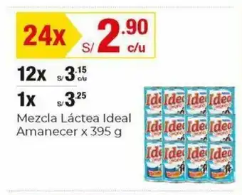 Metro Mezcla Lactea Ideal Amanecer x 395g oferta