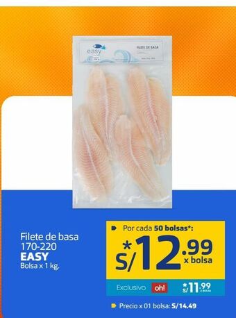 Makro Filete de basa 170-220 easy bolsa x 1 kg oferta