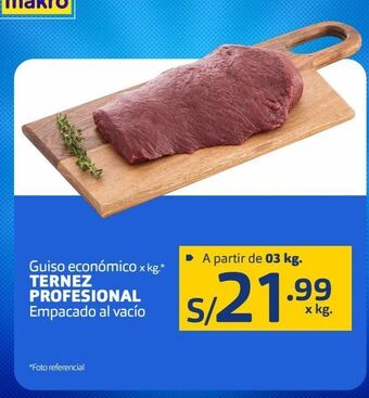 Makro Guiso economico ternez profesional x kg oferta
