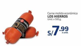Makro Carne molida económica los hierros unid. x 500 g. oferta