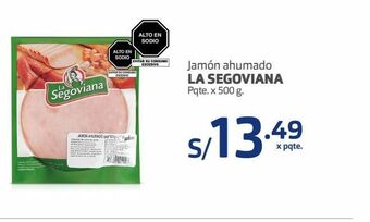 Makro Jamón ahumado la segoviana pqte. x 500 g. oferta
