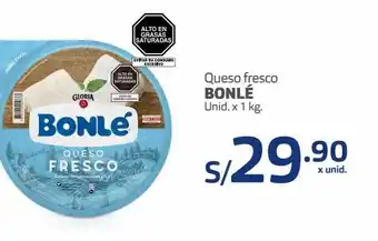 Makro Queso fresco bonlé unid. x 1 kg. oferta