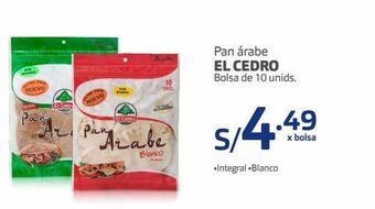 Makro Pan árabe el cedro bolsa de 10 unids oferta