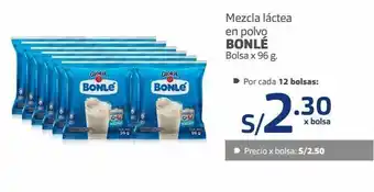 Makro Mezcla láctea en polvo bonlé bolsa x 96 g. oferta