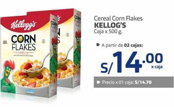 Makro Cereal corn flakes kellog’s caja x 500 g. oferta