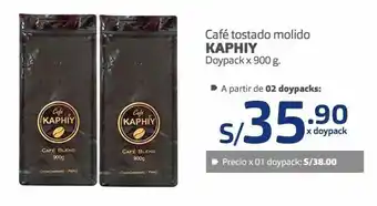 Makro Café tostado molido kaphiy doypack x 900 g oferta